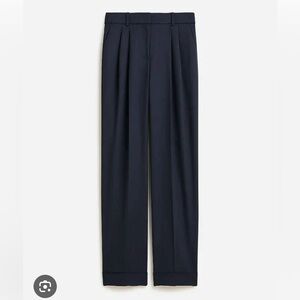 NWT J. Crew Wide leg essential pant in Italian city wool blend